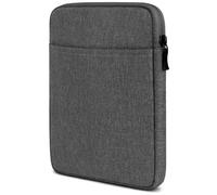 moex Funda para tablet Cubot Tab Kingkong Mini bolsillo con cremallera y compartimento para accesorios, funda de tela de nailon suave acolchada, funda minimalista gris oscuro