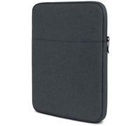 moex Funda para tablet Google Pixel, con cremallera y compartimento para accesorios, tela de nailon, suave acolchado, funda minimalista para salpicadero, antracita