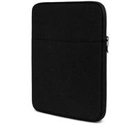 moex Funda para tablet Lenovo Tab K11 Gen 2, bolsillo con cremallera y compartimento para accesorios, tejido de nailon, suave acolchado, funda minimalista para salpicadero, color negro