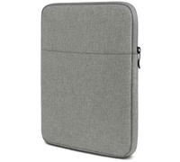 moex Funda para tablet OnePlus Pad Lite con cremallera y compartimento para accesorios, funda de tela de nailon suave acolchada, funda minimalista para salpicadero, color gris