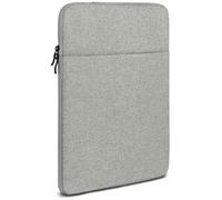 moex Funda para tablet Samsung Galaxy Tab S11 Ultra con cremallera y compartimento para accesorios, funda de tela de nailon suave acolchada, funda minimalista para salpicadero, color gris