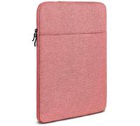 moex Funda para tablet Samsung Galaxy Tab S11 Ultra con cremallera y compartimento para accesorios, funda de tela de nailon suave acolchada, funda minimalista para salpicadero, color rosa