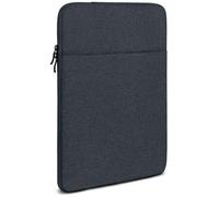 moex Funda para tablet Samsung Galaxy Tab S11 Ultra con cremallera y compartimento para accesorios, funda de tela de nailon suave acolchada, funda minimalista para salpicadero, antracita