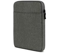 moex Funda para tablet Ulefone Armor Pad - Funda con compartimento para accesorios, fibra de poliéster, funda minimalista con cremallera, resistente al agua, color gris oscuro
