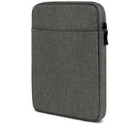 moex Funda para tablet Ulefone Armor Pad Pro - Funda con compartimento para accesorios, fibra de poliéster, funda minimalista con cremallera, impermeable, color gris oscuro