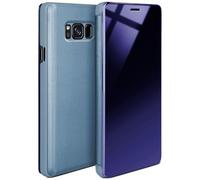 moex® Funda Protectora Fina Compatible con Samsung Galaxy S8 | Cristal Tintado Transparente, Turquoise