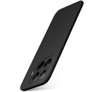 moex Funda ultrafina para Xiaomi 15T Pro, funda protectora con protección de cámara elevada, funda fina, carcasa trasera, funda trasera más fina, funda minimalista Alpha Case, negro mate