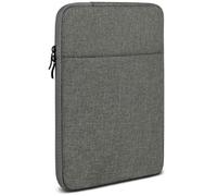 moex Oukitel OT5S - Funda para tablet Oukitel OT5S con compartimento para accesorios, funda de fibra de poliéster minimalista con cremallera, impermeable, color gris oscuro