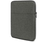 moex Oukitel RT7 - Funda para tablet Oukitel RT7 con cremallera y compartimento para accesorios, tela de nailon suave, acolchada, funda minimalista para salpicadero, color gris oscuro
