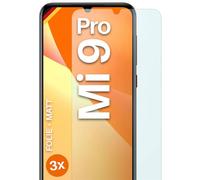 moex Película protectora mate compatible con Xiaomi Mi 9 Pro, protector de pantalla antirreflectante mate, 3 piezas