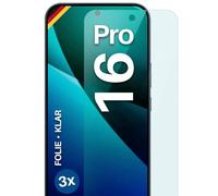 moex Protector de pantalla para Realme 16 Pro, ultra transparente, HD, 0,2 mm, compatible con cualquier funda, colocación sin burbujas, lámina para teléfono móvil extra resistente a los arañazos