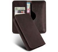 moex Purse Case - Funda para Oppo Reno15 5G (con cartera, piel sintética con tapa, tarjetero, protección completa de 360º, piel), color marrón