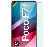 moex ShockProtect - Protector de pantalla de vidrio templado para Poco F7 Ultra (dureza 9H, ultratransparente, compatible con cualquier funda)