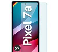 moex ShockProtect - Protector de pantalla para Google Pixel 7a (dureza 9H, protector de pantalla de cristal templado 9H, ultratransparente, compatible con cualquier funda)