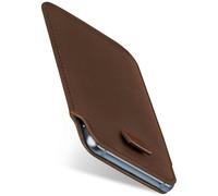 moex Slide Case - Funda para iPod Touch 4G (ultrafina, piel sintética, protección completa de 360º), color marrón