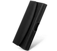 moex Snap Bag - Funda horizontal para Huawei Mate X7 (con soporte de clip, piel sintética, cierre magnético), color negro