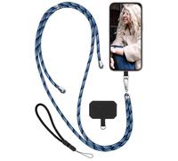 moex Unleash para Poco F7 Ultra Handyband para colgar sin funda, cadena para teléfono móvil con mosquetón, correa extraíble para el cuello del teléfono móvil, cadena con almohadilla para móvil, azul