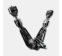 MOFAGE TALOS - Brazo mágico de vapor con diseño exoesqueleto, capacidad de carga de 5 kg, cierre rápido, fricción ajustable, precisión CNC, para monitor, luz LED, cámara de acción (negro