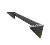 Mofangtech 2U - Estante Vertical Plegable de 19 Pulgadas de Acero Laminado en frío para Montaje en Pared, Simple y Estante de Red Euipment con Accesorios para Montaje (1)