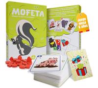MOFETA Juego de Cartas Familiar De Mesa - De 2 a 12 jugadoress - Regalo Niña Niño - Juego de Mesa para Niños Muy Divertido y Entretenido - Portable de Viaje - para 6 7 8 9 10 11 12 años