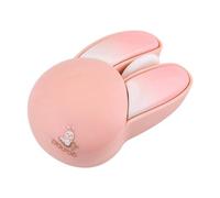 MOFII Ratón inalámbrico M6 con forma de conejo, diseño lindo, DPI 1200, para oficina o escuela (rosa)