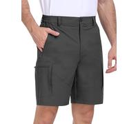 MoFiz Pantalón Corto Cargo de Senderismo y Golf Deportivo Bermudas Ligero de Secado Rápido Exterior con 5 Bolsillos para Hombre