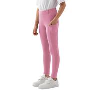 MoFiz Pantalon Equitacion Niña Mallas Equitacion Pantalones Montar a Caballo Niña con Bolsillo para Verano Rosa 158-164