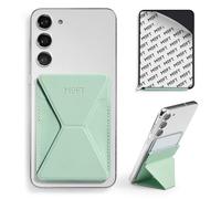MOFT Carteras y Tarjeteros para Móvil, Tarjeteros Adhesivos Soporte para Teléfono, Cartera Tarjetero Invisible Adhesivos de MOVAS Piel Vegana para iPhone Android Smartphones (Peppermint)