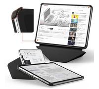 MOFT Dynamic Folio Funda para iPad Mini (6.ª Gen) y iPad Mini (A17 Pro), 2 En 1 Funda Y Soporte Magnético Delgado con 20+ Ángulos de Visión, Función de Encendido/Apagado Automático - Negro Profundo