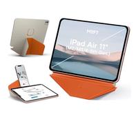 MOFT Dynamic Folio para iPad Air de 11" (M4 2026/ M3 2025/ M2 2024) & 10.9" (5.ª 4.ª Gen 2022 2020), Funda Magnética Delgada con +20 Ángulos, Función De Encendido/Apagado Automático - Blanco Playa