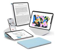 MOFT Dynamic Folio para iPad Pro de 12,9" (6.ª/5.ª/4.ª Generación 2022/2021/2020), Funda magnética Delgada con +20 ángulos, función de Encendido/Apagado automático - Azul Niebla