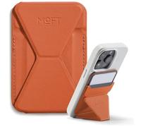 MOFT MagSafe Cartera Soporte para iPhone 17/16/15/14/13 Series Compatible con MagSafe, Soporte Magnético de MOVAS Cuero Vegano para Teléfono con 3 Ángulos de Visión, 2 Soportes Tarjetas (Amanecer)