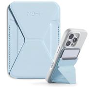 MOFT MagSafe Cartera Soporte para iPhone 17/16/15/14/13 Series Compatible con MagSafe, Soporte Magnético de MOVAS Cuero Vegano para Teléfono con 3 Ángulos de Visión, 2 Soportes Tarjetas