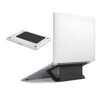 MOFT Soporte Invisible de Flujo de Aire para Portátil con Diseño Abierto para Disipación de Calor, Doble Ángulo Ajustable, Reutilizable y Sin Residuos, Compatible con Portátiles de hasta 16" (Negro)