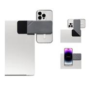 MOFT Soporte Magnético para Portátil e iPhone, Soporte Lateral Plegable y Ajustable para el Monitor del teléfono del Ordenador portátil, Soporte de expansión del Ordenador portátil (Gris)