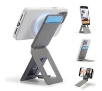 MOFT Tarjetero y Trípode Móvil, Trípode Smartphone Soporte Teléfono Compatible con Magsafe, MOVAS Tarjetero Plegable para Teléfono con Fuerte Magnetismo (Taupe)