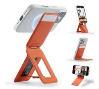 MOFT Tarjetero y Trípode Móvil, Trípode Smartphone Soporte Teléfono Compatible con Magsafe, MOVAS Tarjetero Plegable para Teléfono con Fuerte Magnetismo (Amanecer)