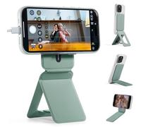 MOFT Trípode Movil para iPhone 17/16/15/14/13/12 Series, Trípode Universal Invisible Soporte para Teléfono con 3 Modos para Self-vlogging, Navegación, Fotografía Macro, Videollamada, Verde Lago