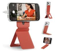 MOFT Trípode Movil para iPhone 17/16/15/14/13/12 Series, Trípode Universal Invisible Soporte para Teléfono con 3 Modos para Self-vlogging, Navegación, Fotografía Macro, Videollamada, Rojo Arcilla