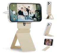 MOFT Trípode Movil para iPhone 17/16/15/14/13/12 Series, Trípode Universal Invisible Soporte para Teléfono con 3 Modos para Self-vlogging, Navegación, Fotografía Macro, Videollamada, Beige Tierra