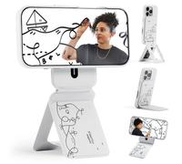 MOFT X Shantell Martin Trípode Movil para iPhone 17/16/15/14/13/12 Series, Trípode Universal Invisible Soporte para Teléfono con 3 Modos para Self-vlogging, Navegación, Fotografía Macro, Videollamada