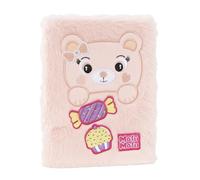 MOFU MOFU - Agenda escolar 2025-2026, agenda de 12 meses para niños y jóvenes, cubierta de felpa y detalles bordados, 352 páginas de colores con actividades y juegos, para escuela primaria y media, 13