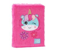 MOFU MOFU - Agenda escolar 2025-2026, agenda de 12 meses para niños y jóvenes, cubierta de felpa y detalles bordados, 352 páginas de colores con actividades y juegos, para escuela primaria y media, 13