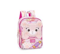 Mofu Mofu - Mochila para niña oficial Mofu Mofu, ideal para guardería y ocio, con correas acolchadas, parte trasera y fondo termoformados, con prácticos cierres de cremallera, 23 x 30 x 10 cm, oso,