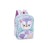 MOFU MOFU, Mini Mochila Oficial Mofu Mofu con Pingüino, Adecuada para la Guardería y el Tiempo Libre, Tirantes Acolchados, Espalda y Fondo Termoformados, Cierres con Cremallera, 23 x 30H x 10 cm