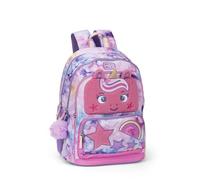 Franco Cosimo Panini Mofu Mofu - Mochila escolar oficial Mofu Mofu, con 2 amplios espacios centrales, amplio bolsillo frontal, correas ajustables y acolchadas, parte trasera y fondo termoformados, 32