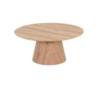 MOG CASA Mesa de Centro Ø 90 x 40 cm Sylvia con Tablero de melamina de 25 mm y Estructura de MDF, diseño Elegante y Moderno, fácil de Limpiar, para salón y Zona Lounge