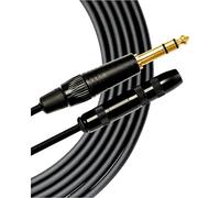 Mogami oro Ext equilibrada línea/auriculares cable de extensión, 1/4 "TRS Inline Conector Hembra a 1/4 TRS macho, contactos de oro, conectores rectos