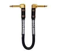 Mogami Platinum guitar-rr Pedal efectos instrumento Cable, 1/4 "TS macho conectores, contactos de oro, conectores en ángulo recto