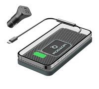 MOGAOPI - Almohadilla de carga inalámbrica para coche, cargador inalámbrico tipo C de 15 W, PD20 W, cargador rápido de coche compatible con iPhone 15 Plus/14 Pro Max/13/12/11 AirPods Pro Samsung